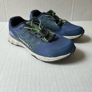 Kids Merrell Moab Flight Hiking Shoe - Blue- Kids size 12.5